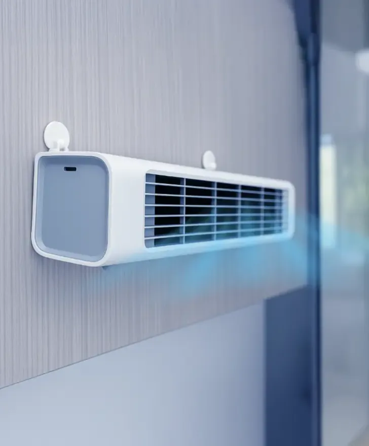 Qinux BreezaMax Portable AC Hung on Wall